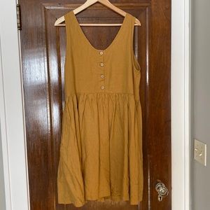 notPERFECTLINEN Volume Dress